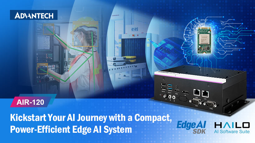 Advantech Launches the AIR-120 – A Compact Edge AI System Designed for Rapid AI Adoption